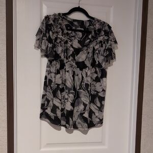 WHBM Mesh Blouse, XL